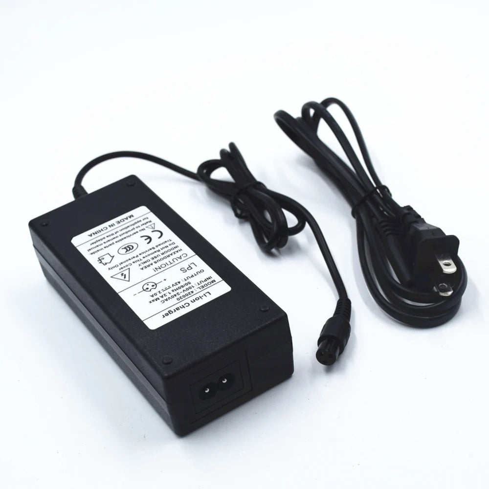 42V 2A Universal Battery Charger EU/US Plug Power Supply for 6.5/8/10 Inches 2 Wheels Self Balancing Electric Scooter Hoverboard