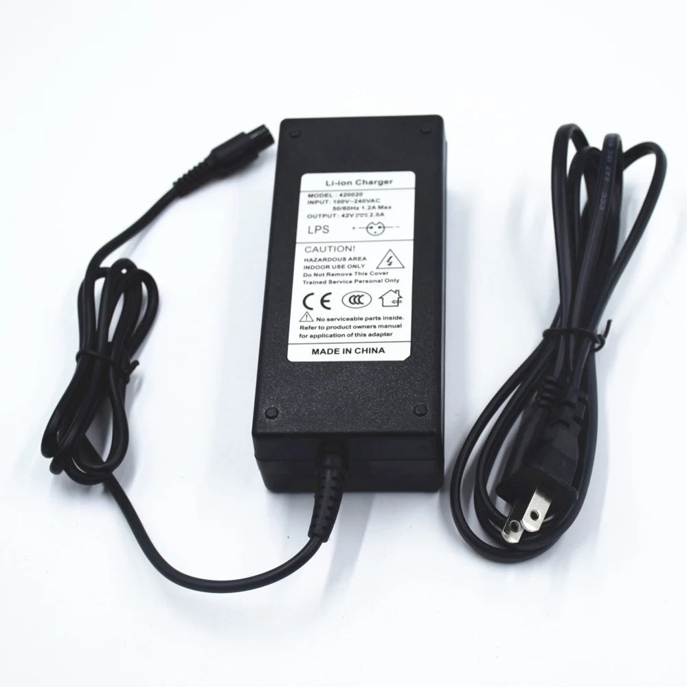 42V 2A Universal Battery Charger EU/US Plug Power Supply for 6.5/8/10 Inches 2 Wheels Self Balancing Electric Scooter Hoverboard