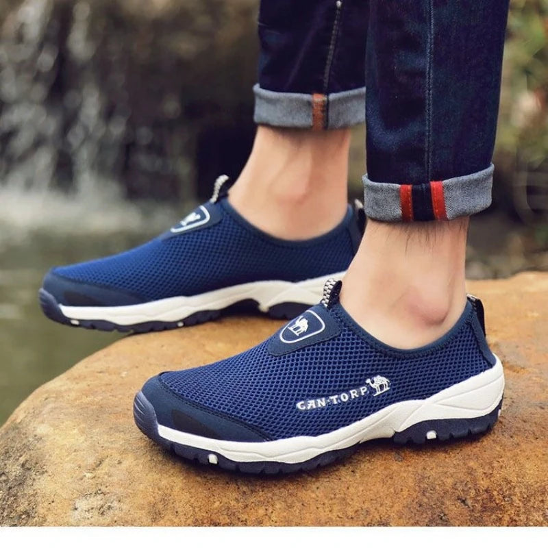 Aqua outdoor hiking Shoes men women sports climbing summer style sneakers trekking slip on walking Breathable quick dry