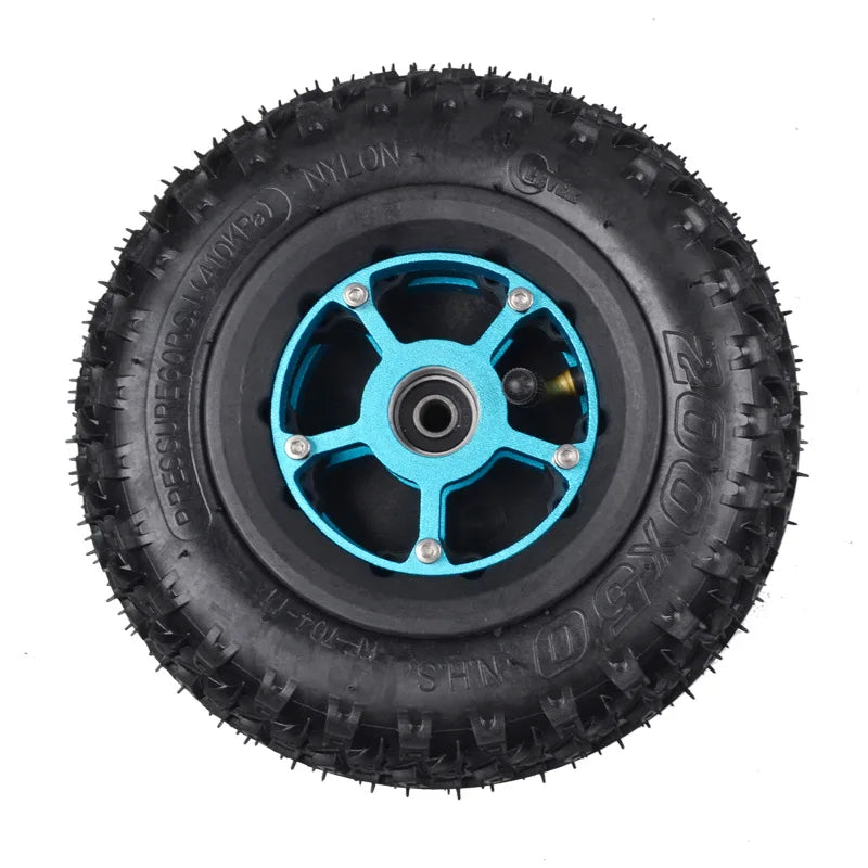 8inch 9inch Electric Skateboard Wheels Pneumatic Shock Absorber Wheel Mountain Skateboard Tire 200*50 Universal Tires