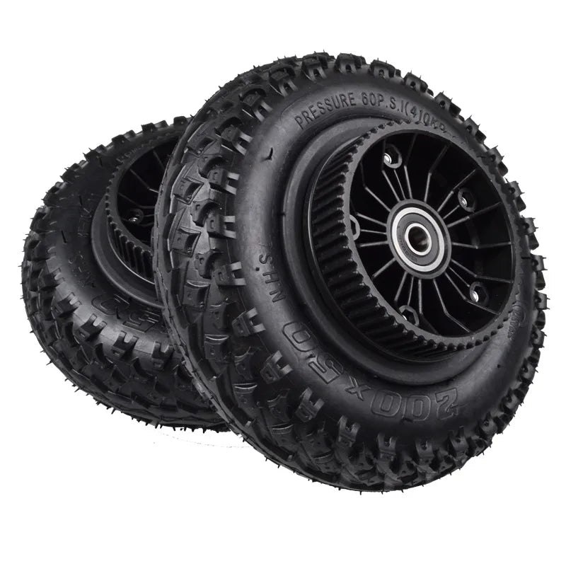 8inch 9inch Electric Skateboard Wheels Pneumatic Shock Absorber Wheel Mountain Skateboard Tire 200*50 Universal Tires