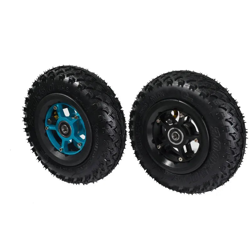 8inch 9inch Electric Skateboard Wheels Pneumatic Shock Absorber Wheel Mountain Skateboard Tire 200*50 Universal Tires