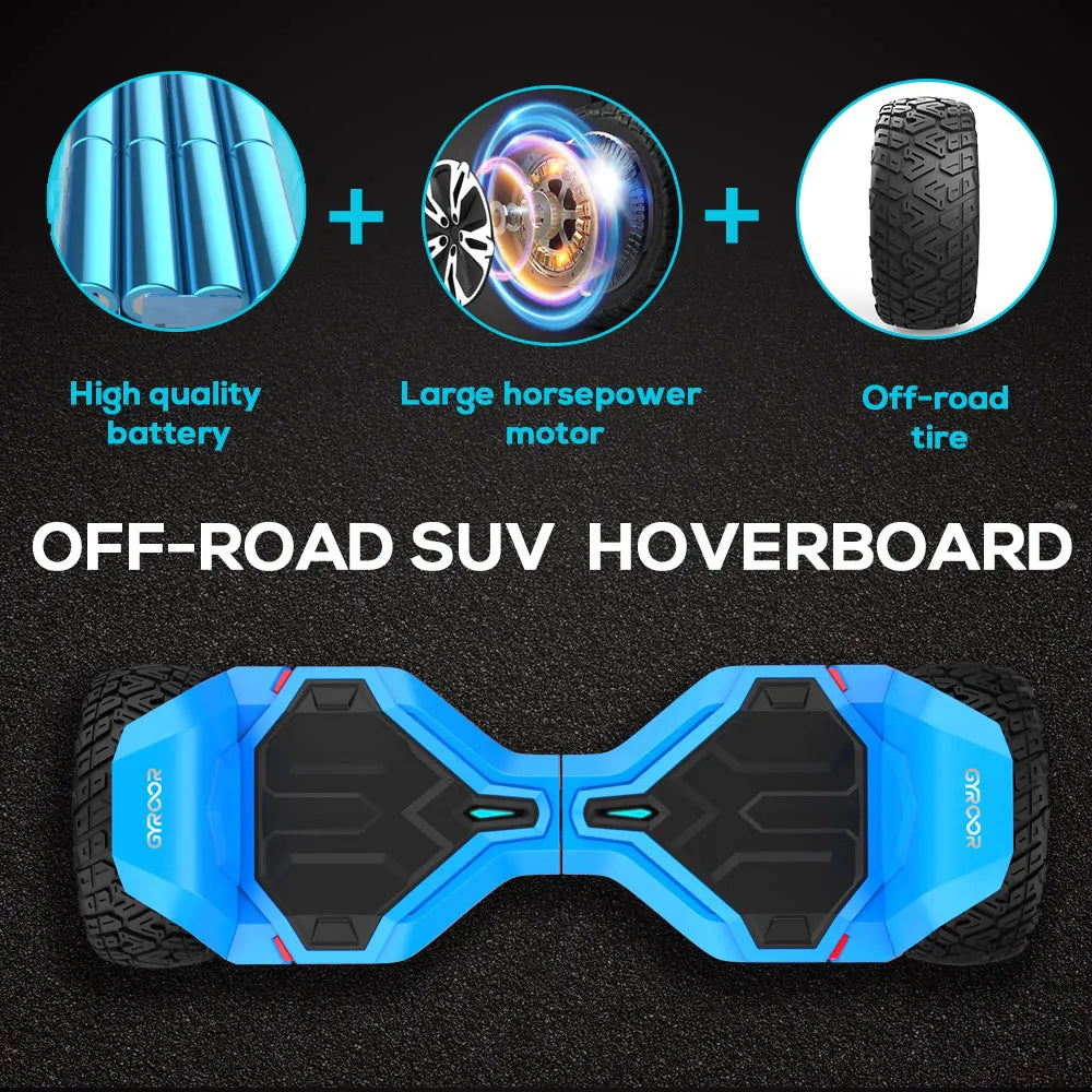 2021 Hot selling Gyroor two wheels off road hoverboard scooter fat tire electric scooter for adultscustom