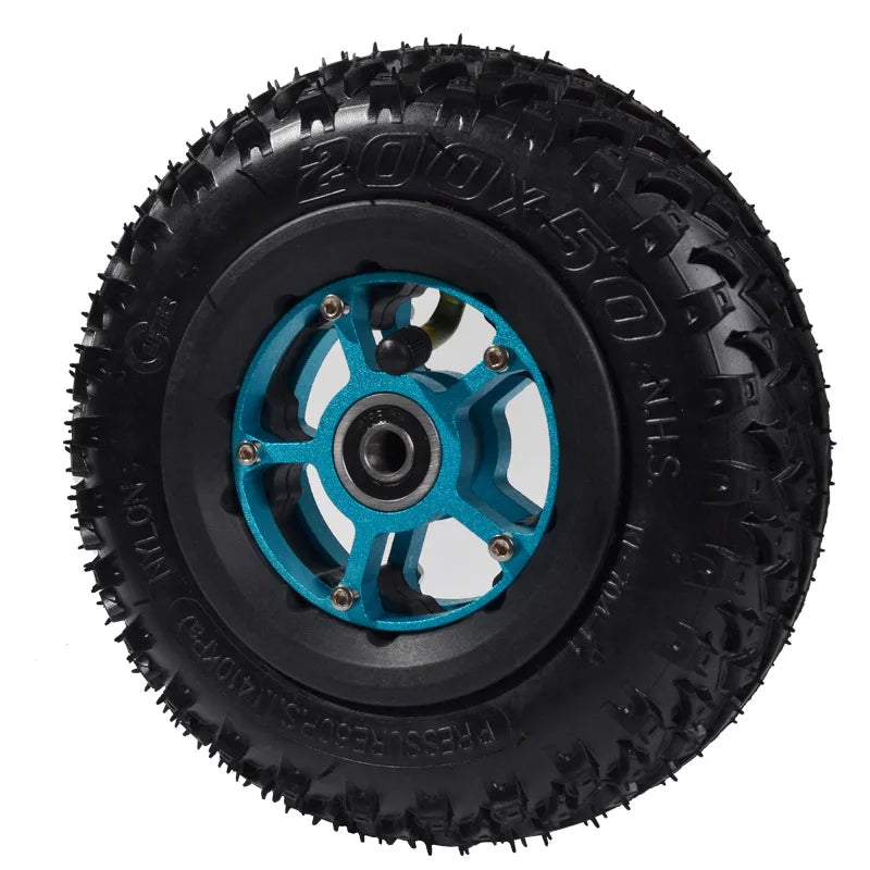 8inch 9inch Electric Skateboard Wheels Pneumatic Shock Absorber Wheel Mountain Skateboard Tire 200*50 Universal Tires