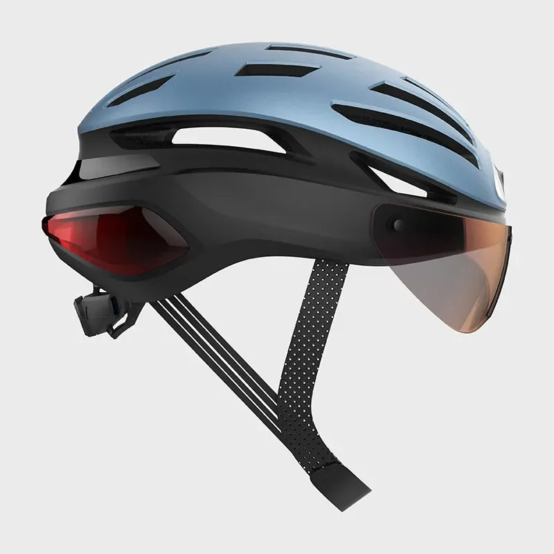 Smart Bike Helmet for Adults Relee BT Control Helmets with Camera Rear LED Light, Speaker, Microphone for Skateboard Scooter